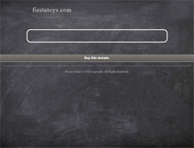 Tablet Screenshot of fiestatoys.com